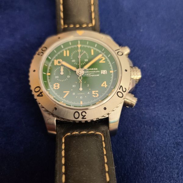Sugess Automatic Chronograph in 46mm Titanium Case with iss…