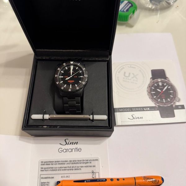 Sinn UX S GSG 9 (EZM 2B) – Hartstoff, Stahlband, HYDRO – 09…