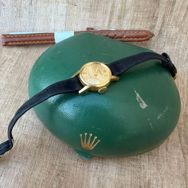 [WTS] Rolex Precision 2148 Manual Winding 18K Gold Women's …