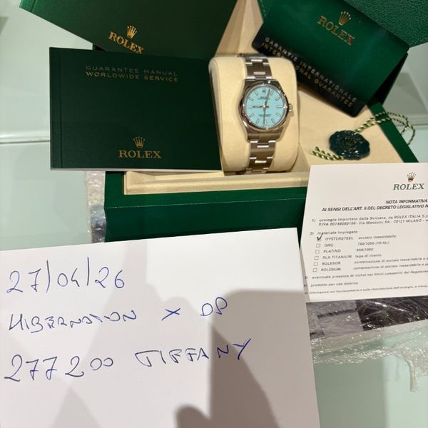 Rolex Oyster Perpetual Tiffany