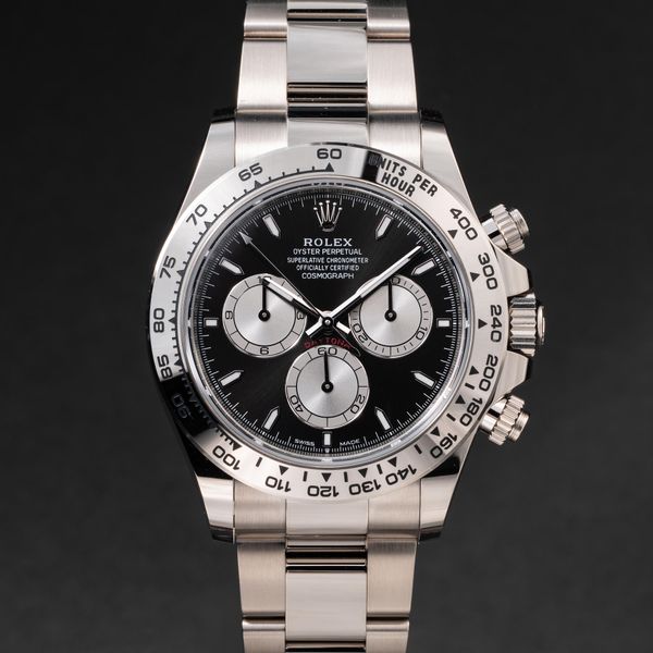 FS: 2026 Rolex 18K WG Daytona 126509 Black Dial with Papers