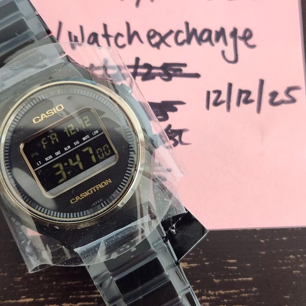 [WTS] New Casio Casiotron Black 50th anniversary TRN50ZE-1A