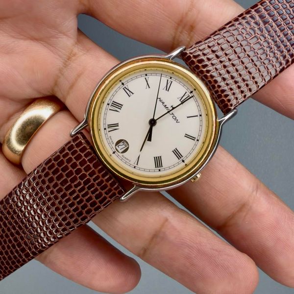 [WTS] Vintage Mens Hamilton Masterpiece 8982 S&G - $187
