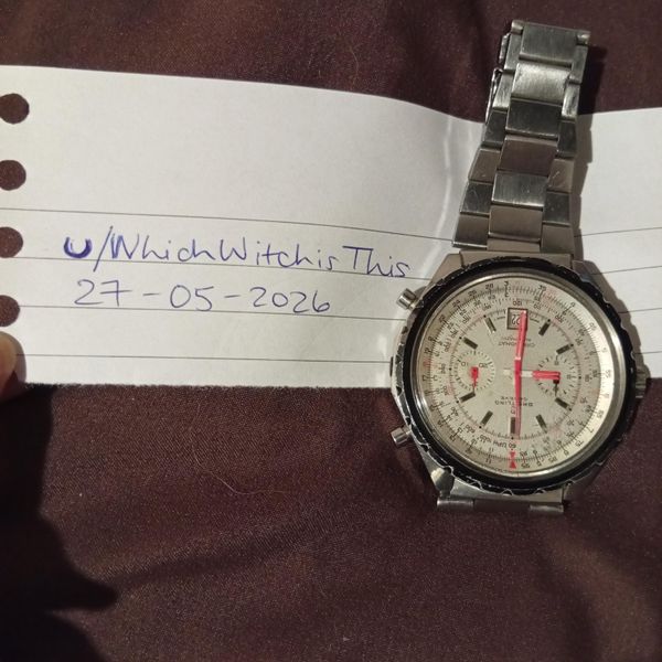 [WTS] 1960s Stainless Steel Breitling Chronomat 1808, DDE.B…