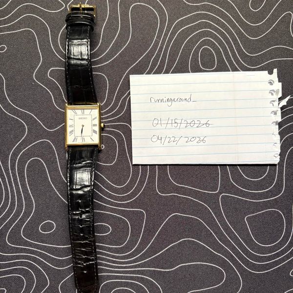[WTS] Seiko “Tank” Essentials LARGE SWR052P1