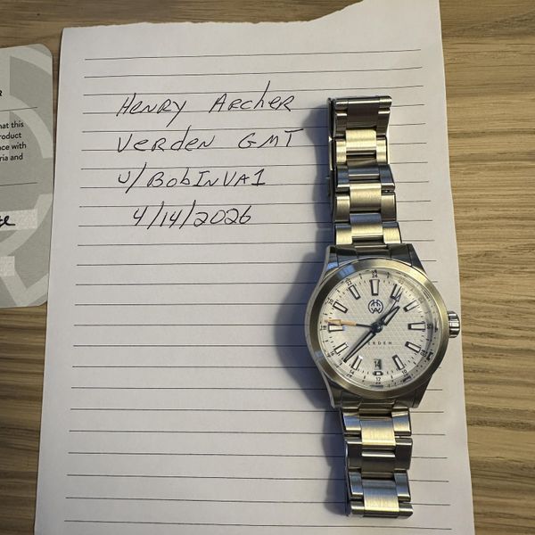 [WTS] Henry Archer Verden GMT Halo White - $500 CONUS