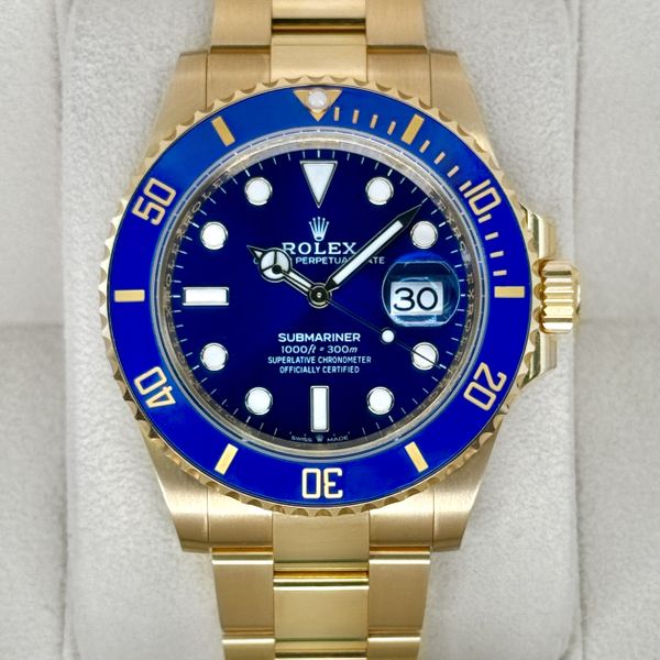 FSOT:2025 Rolex Submariner "Bluesy" 41mm 126618LB Yellow Go…