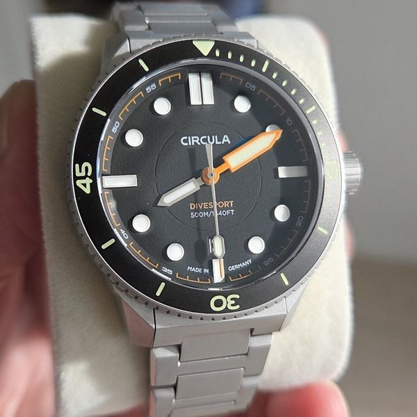 Circula DiveSport Titanium – Black Dial, 42mm