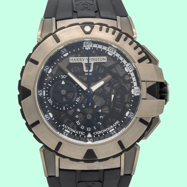 Harry Winston Ocean Sport Chronograph Zalium Skeleton Stain…