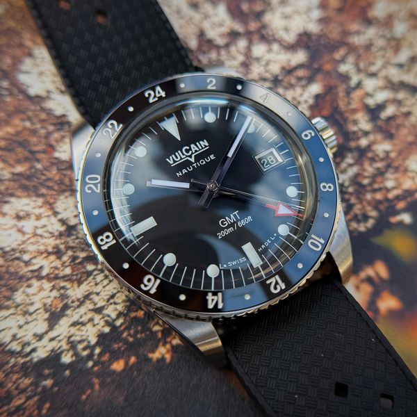 [WTS] Vulcain Skindiver Nautique GMT (LNIB) — Compact, Capa…