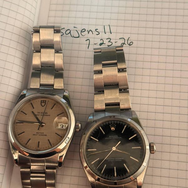 [WTS] Vintage 34mm Duo: 1966 Rolex OP 1002 & Tudor Prince D…