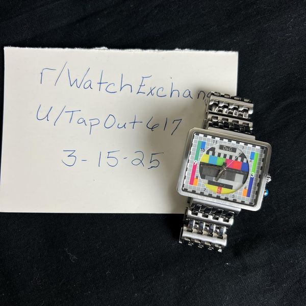 [WTS] Dolce & Gabbana D&G “Medicjne Man” TV Test Card 44mm …