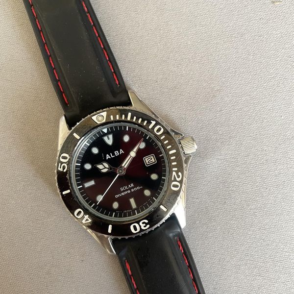 [WTS] ALBA (Seiko sub brand) Solar Diver v147