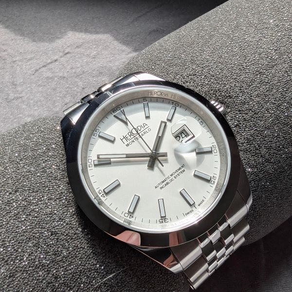 [WTS] Herodia Monte Carlo HMONSDEWT.AC Automatic White Dial…