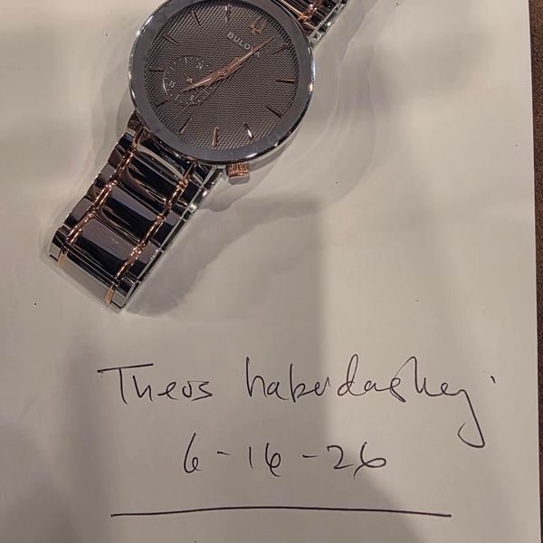 [Wts] Bulova Latin Grammy watch like new condition. $250.00