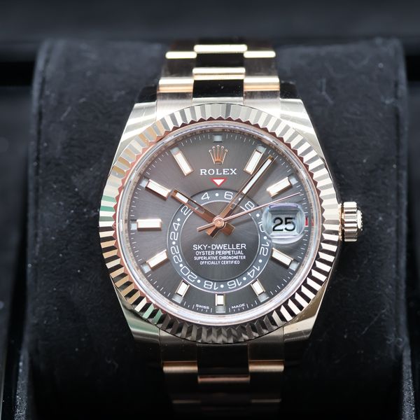 FSOT: Rolex Skydweller - Rose Gold - Rhodium Dial - 326935 …
