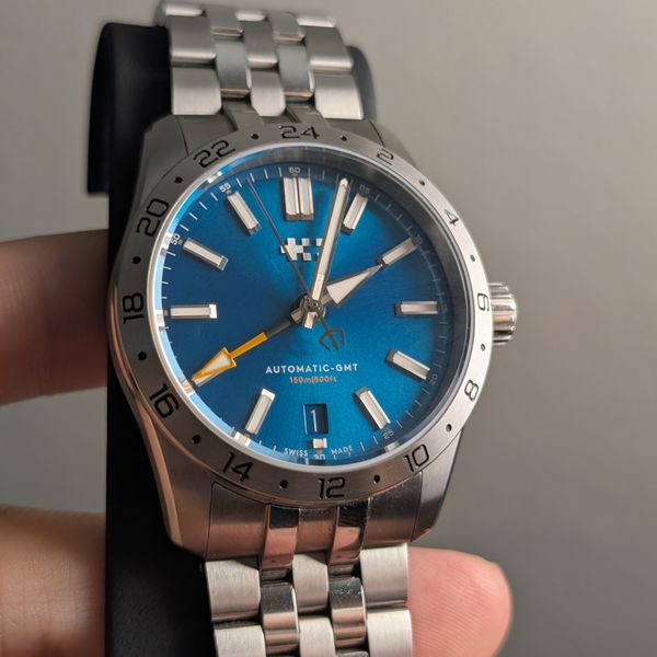 FS: Christopher Ward C63 Sealander GMT 36mm Dragonfly Blue …