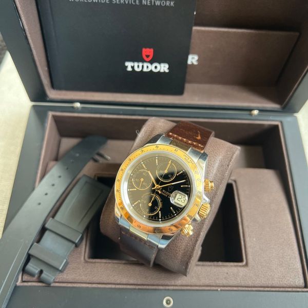 Tudor 79263 P „Small Block“ Chrono Automatik Stahl/Gold NO …