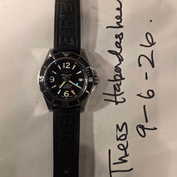 [WTS] Breitling Super Ocean A17366 in Steel on Rubber strap…