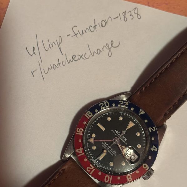 [wts] [wtt] Rolex 6542 GMT master