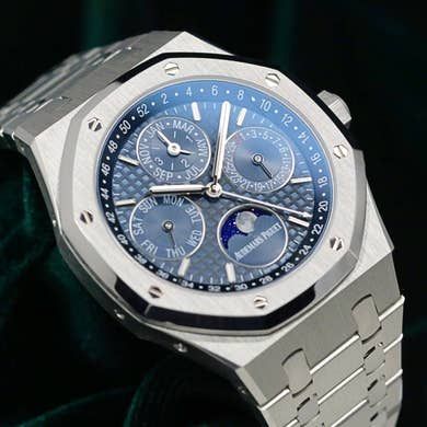 FSOT: Audemars Piguet Royal Oak Perpetual Calendar Blue Dia…