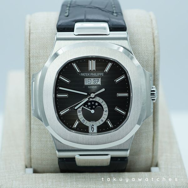 FSOT:NOS Patek PHILIPPE 5726A NAUTILUS ANNUAL CALENDAR GREY…