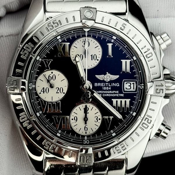 [WTS] Breitling Chrono Cockpit A13358 - Black Dial - Silver…