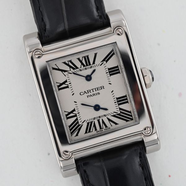 [WTS] Cartier CPCP Tank À Vis Dual Time Ref 2552 WG Box & P…