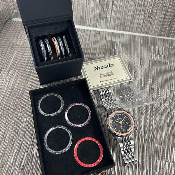 NIVADA CHRONOKING MECAQUARTZ - INTER.BEZEL (10  interchange…