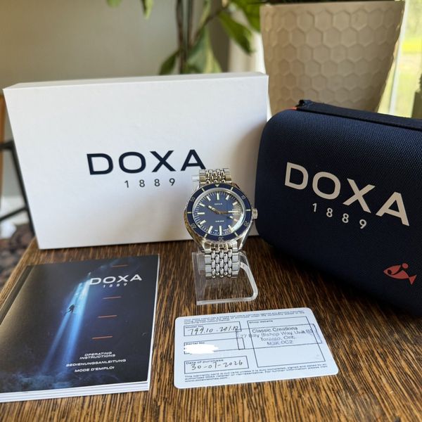 Doxa Sub 200 Caribbean Blue Full Kit Near New