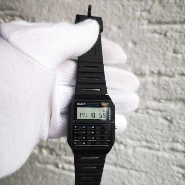 Casio CA-53W-1ER Taschenrechner-Uhr, Retro, ungetragen inkl…