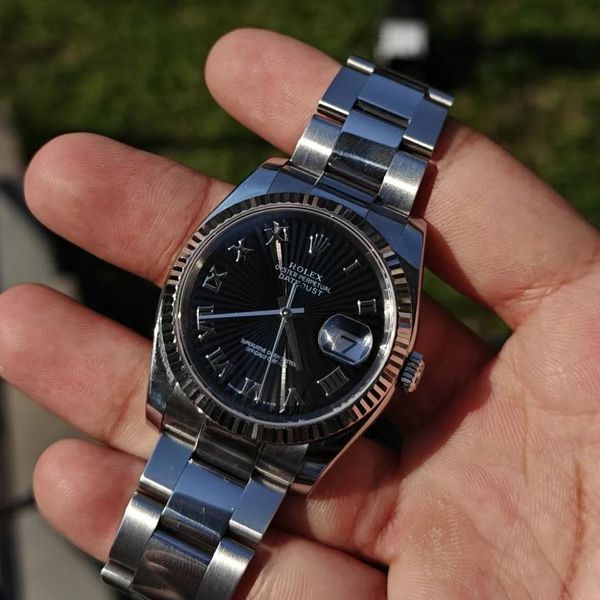 [WTS] Rolex. Datejust. Sunbeam Black. Box and Papers. All F…
