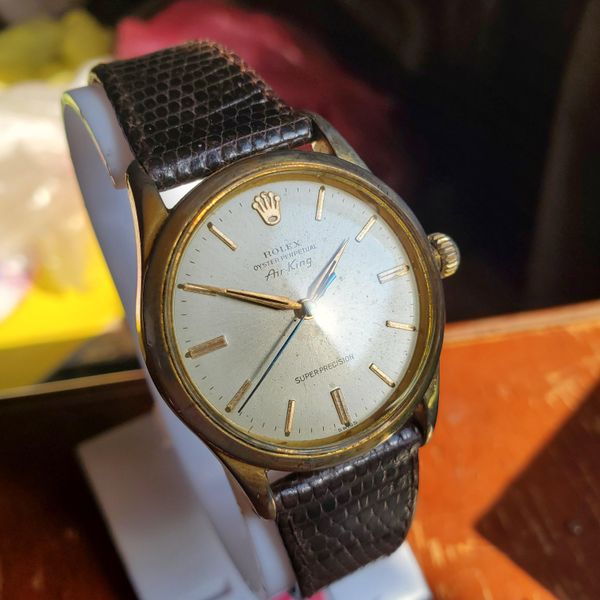 [WTS] Vintage Rolex Air-King Super Precision Ref. 5506, Gol…
