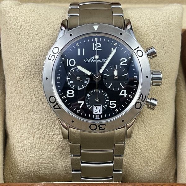 FS: Breguet Transatlantique Type XX 3820 on Stainless Steel…