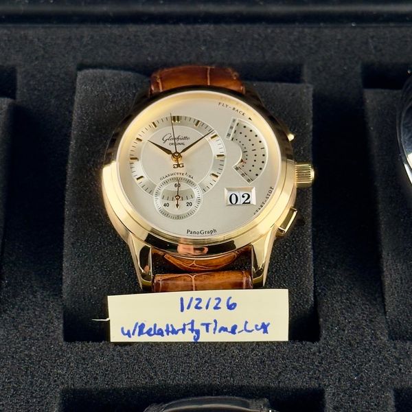 [WTS] Glashütte Original PanoGraph Rose Gold 39mm Silver Di…