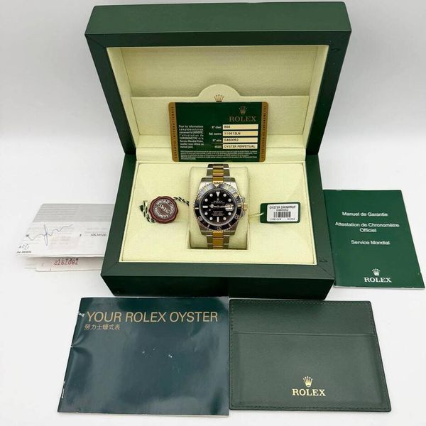 2012 Rolex Submariner Date 40mm 116613LN Black Serti Diamon…