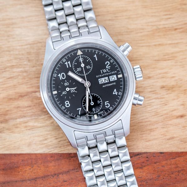 [WTS] IWC Pilot Chronograph IW3706 Black Tritium Dial and S…