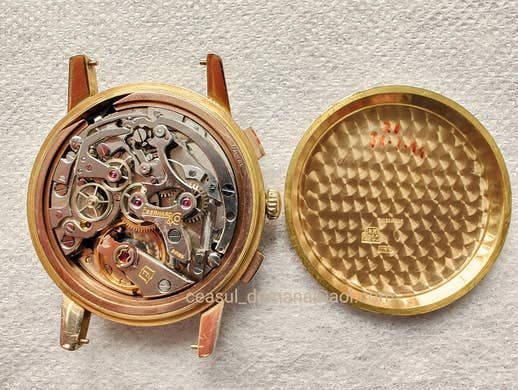 Reduced again - Oversized 18K EBERHARD Extra Fort MONOPUSHE…