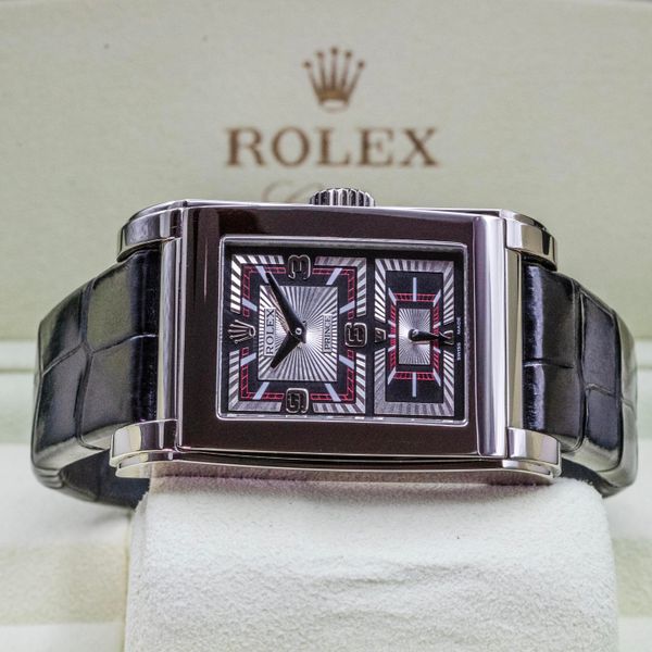 [WTS] Rolex Cellini Prince 5443/9 18K White Gold Black Guil…