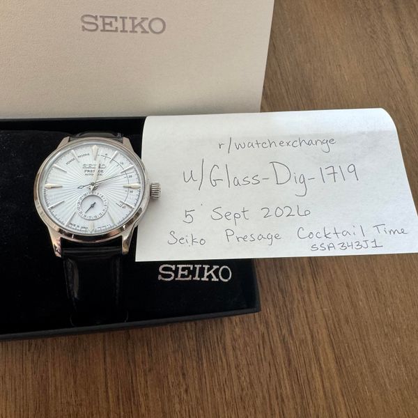 [WTS] Seiko Presage Cocktail Time - Full Set
