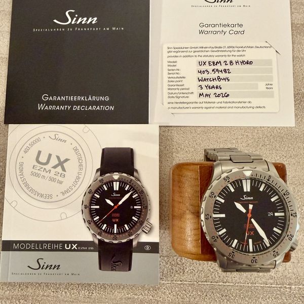 Sinn UX EZM 2B Hydro