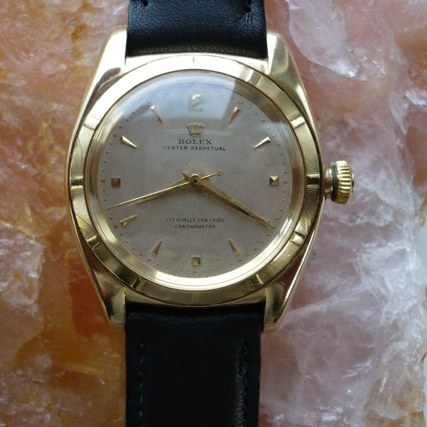 FS: Rolex Bubbleback, 14K yg, 31mm, Beautiful original dial…