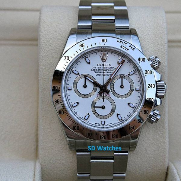 FS: Rolex 116520 Daytona Cosmograph Watch White Dial NOS