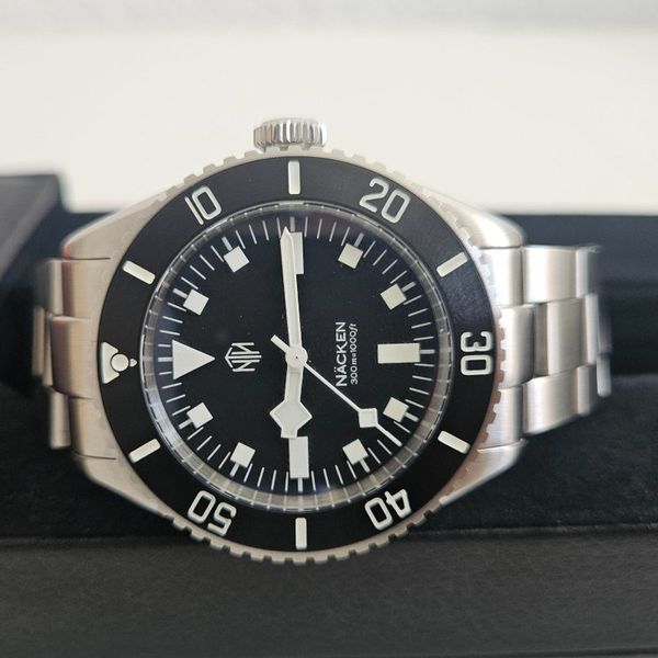 NTH Näcken modern black No Date, Automatik, 300m