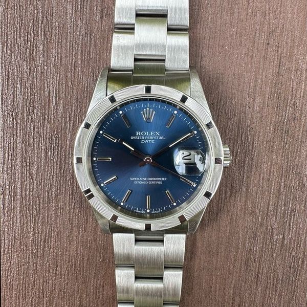 FS: Rolex Oyster Perpetual Date 15210 Blue Dial U Series