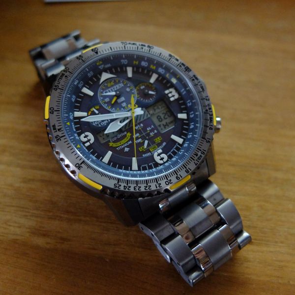 TRADED: Citizen Radio-Controlled Eco-Drive Titanium Blue An…