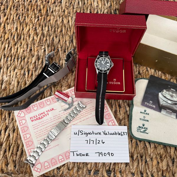 [WTS/WTT] 1990 Tudor Submariner 79090 Complete Collector Set