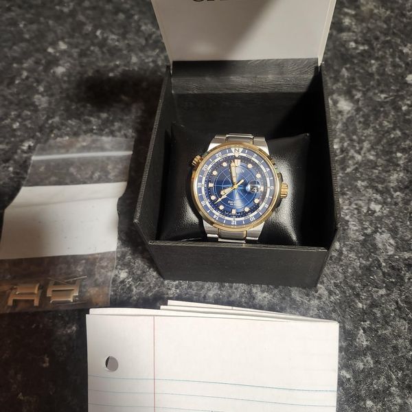 [WTS] Citizen Endeavor BJ7144-52L – Blue Dial GMT Eco-Drive