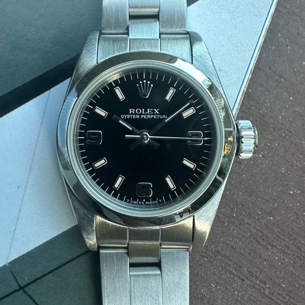 FS:Rolex Oyster Perpetual Non-date Steel Blue Dial Ladies 6…
