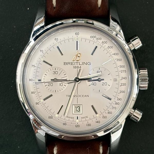 Breitling Transocean Chronograph 38 mm aus 2017 Full-Set